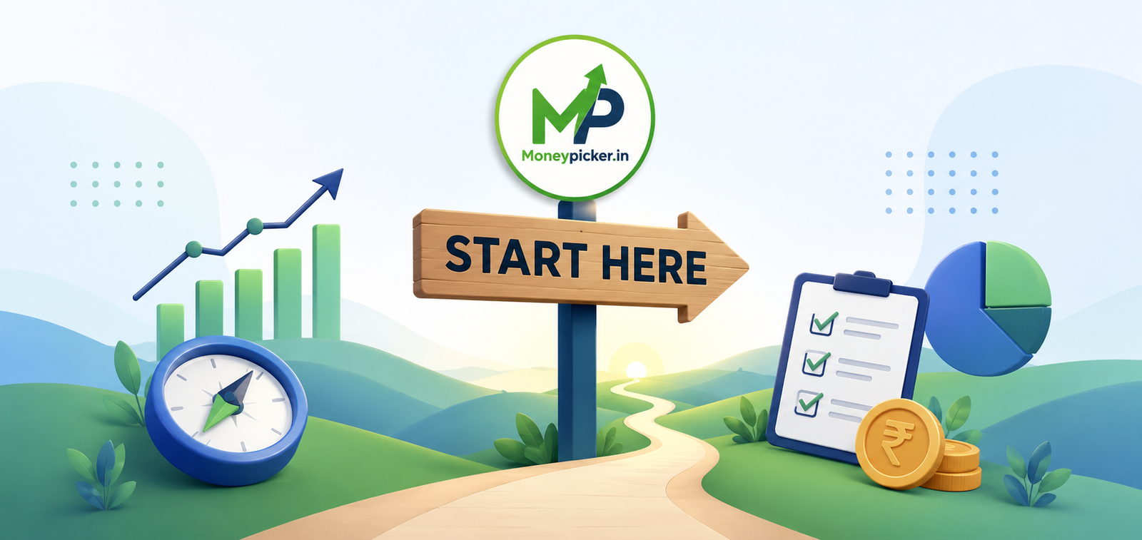 Moneypicker.in Start page