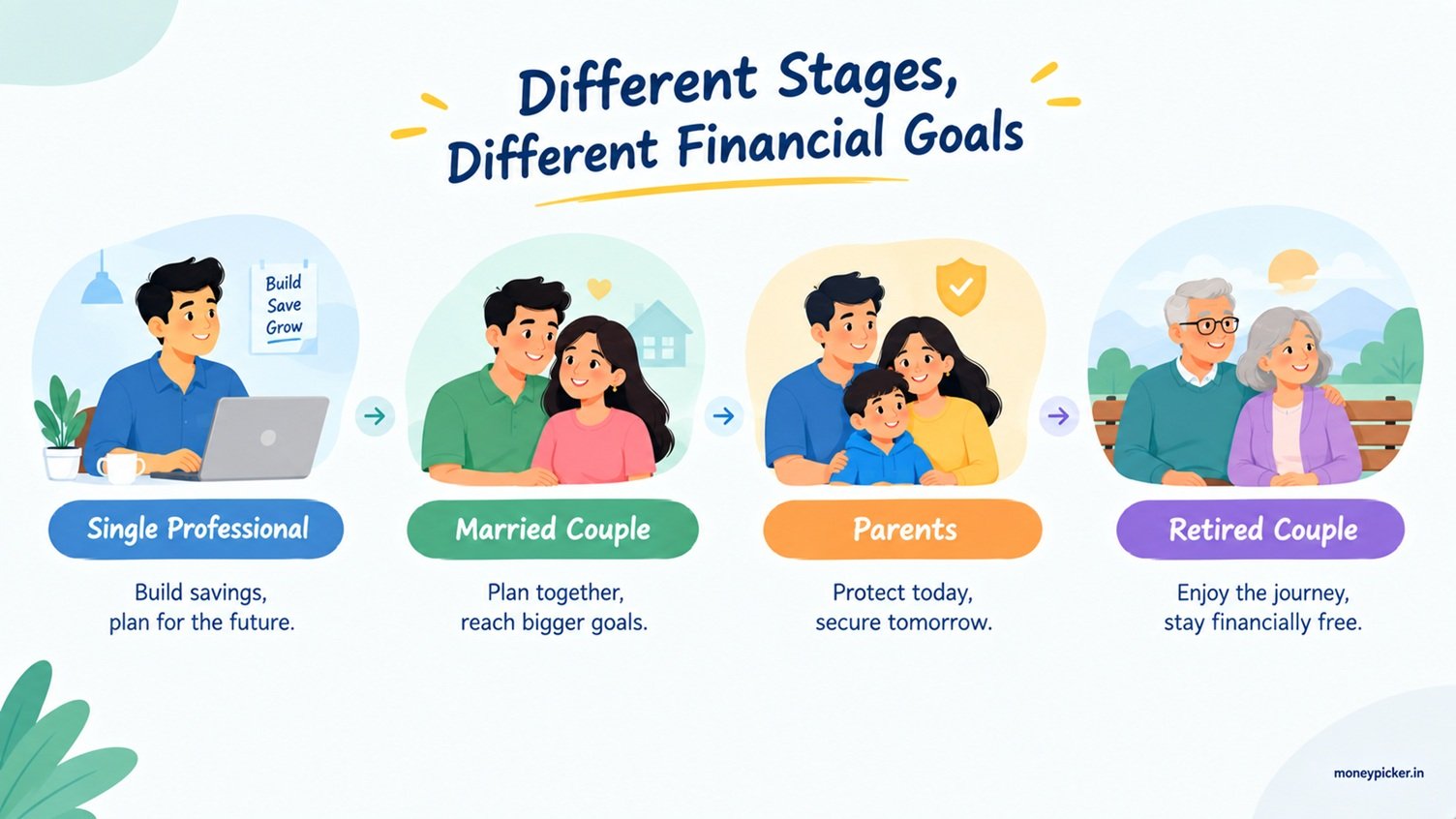 Different Stages, Different Financial Goals