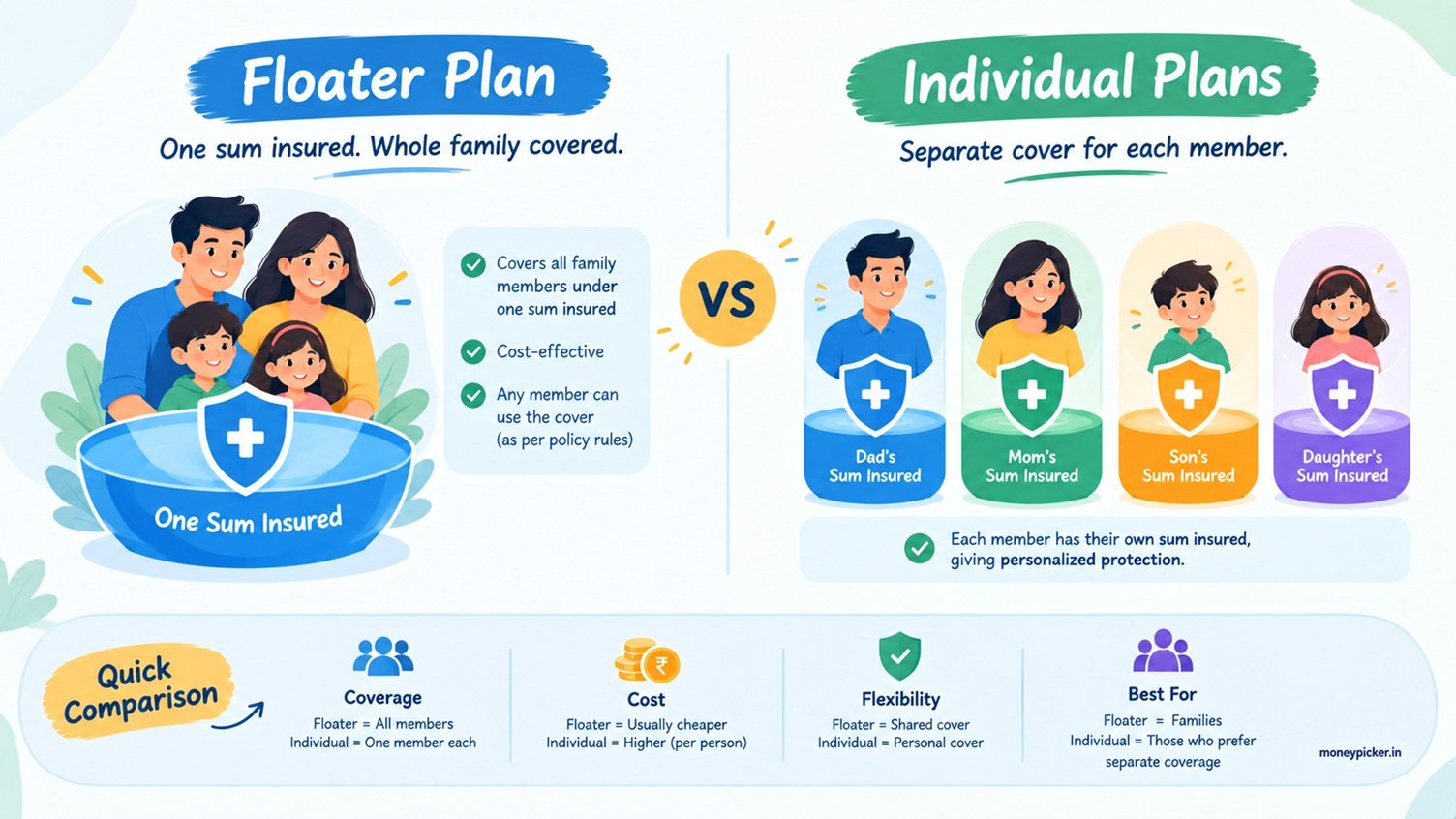 Floater vs Individual Health Plans