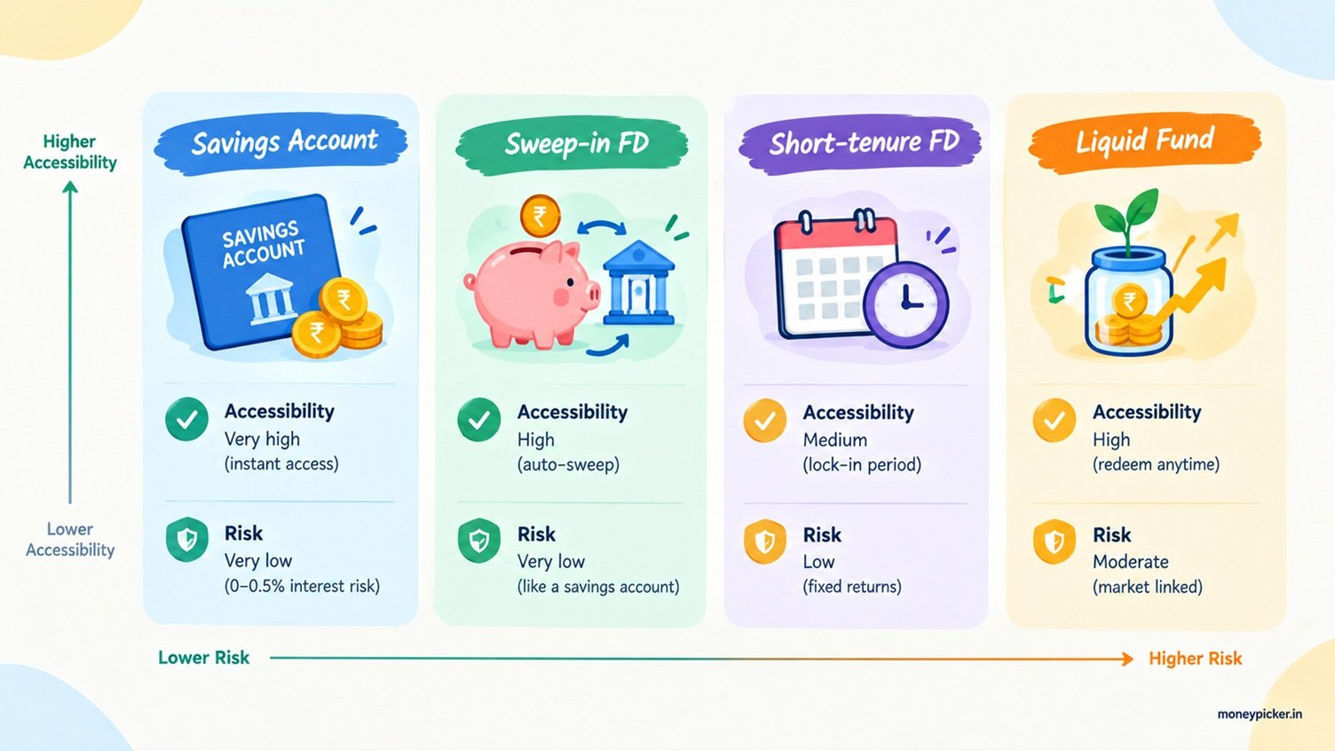 Four-Panel Savings Comparison Guide