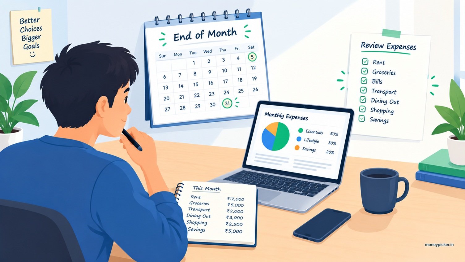 Monthly Review Expenses