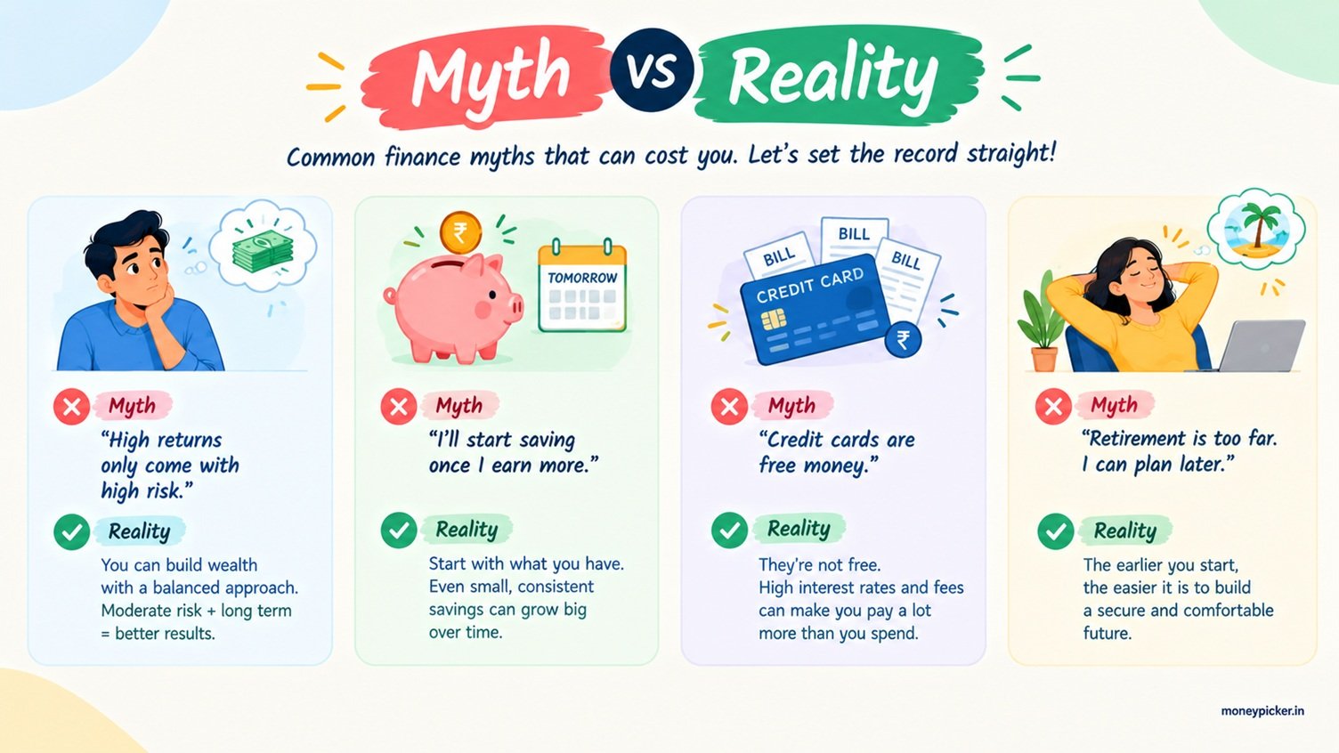 Myth vs Reality Finance Lessons