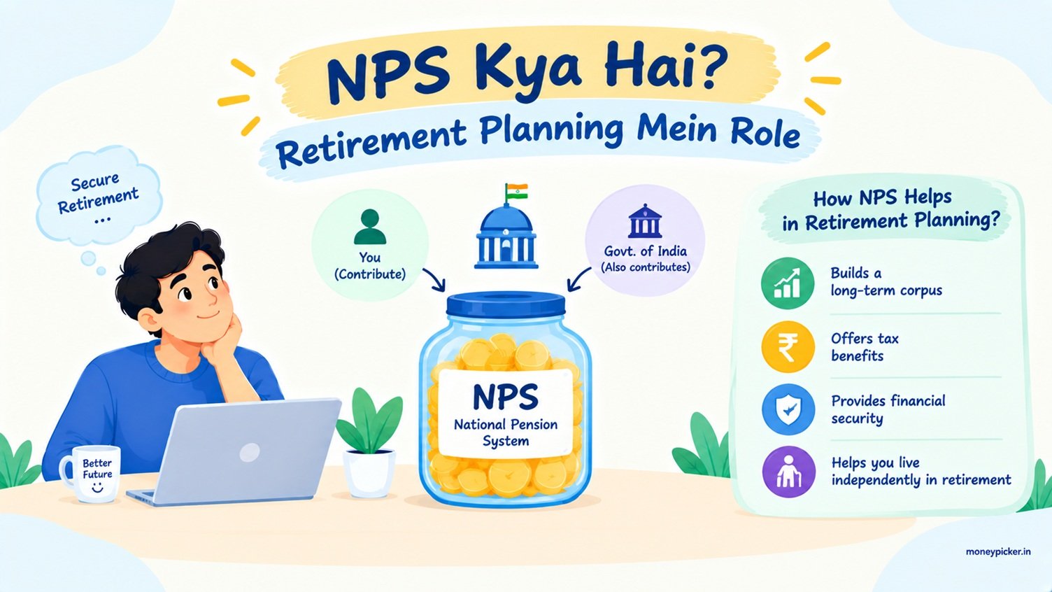 NPS kya hai retirement planning mein role