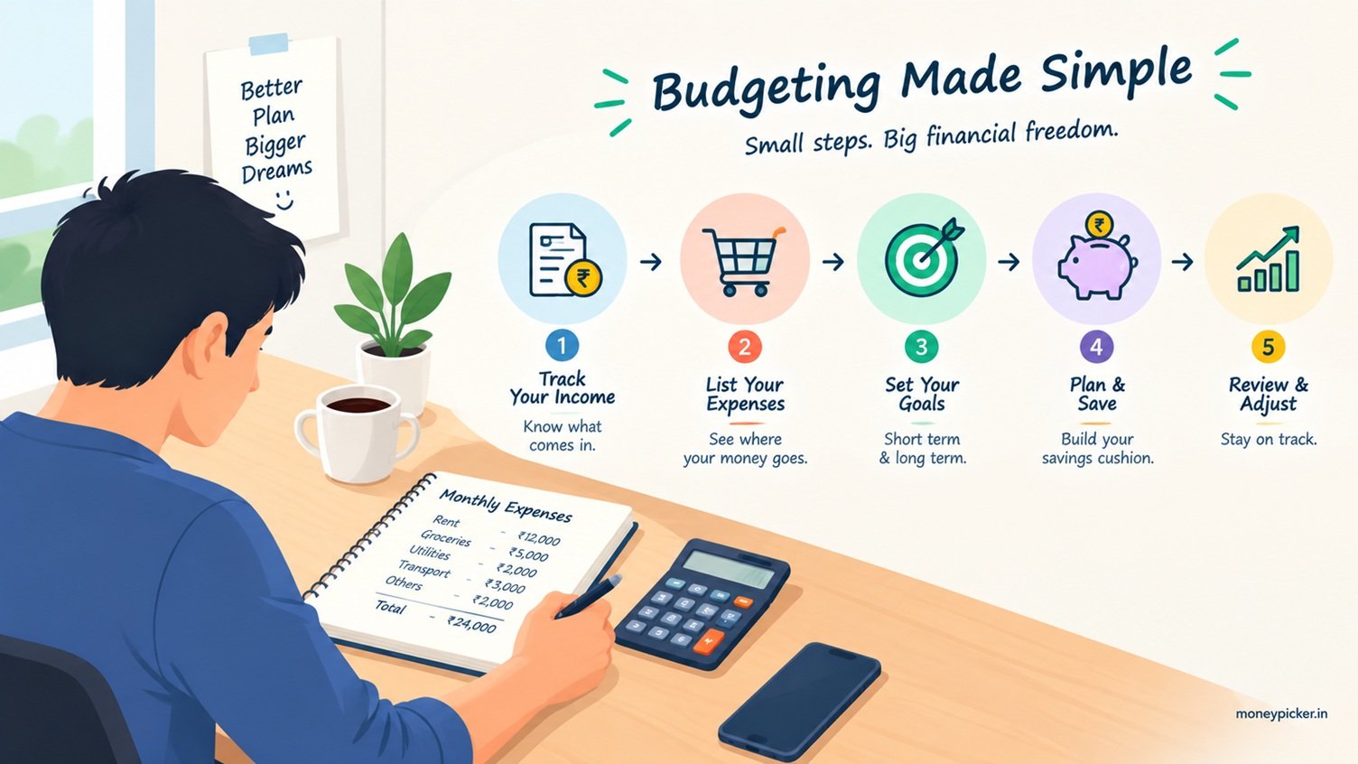 STEP BY STEP BUDGETING